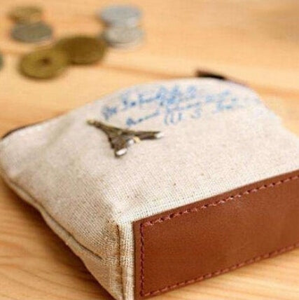 Ví đựng tiền xu mini cổ điển, túi đựng quà, ví lưu trữ hoài cổ