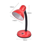 Đèn bàn sắt cổ điển LED công tắc nút nhấn, đèn đọc sách bảo vệ mắt LED