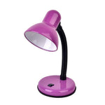 Đèn bàn sắt cổ điển LED công tắc nút nhấn, đèn đọc sách bảo vệ mắt LED