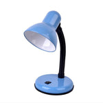 Đèn bàn sắt cổ điển LED công tắc nút nhấn, đèn đọc sách bảo vệ mắt LED