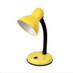 Đèn bàn sắt cổ điển LED công tắc nút nhấn, đèn đọc sách bảo vệ mắt LED