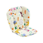 Đệm cotton xe đẩy em bé, đệm chống sốc đa năng, dày ấm cho ghế ăn trẻ sơ sinh mùa thu và đông, màu xanh động vật, xanh gấu, hồng gấu, xám cừu