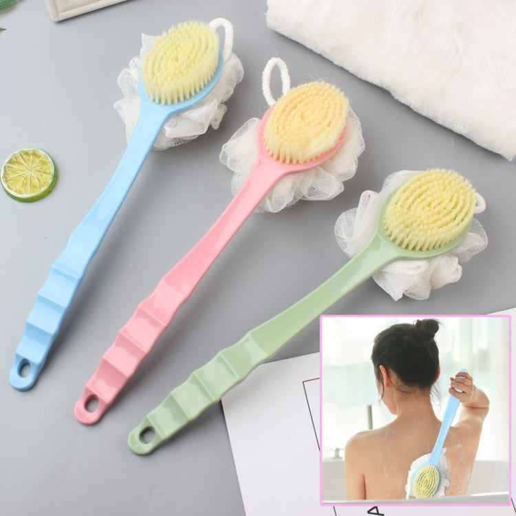Bàn chải tắm cán dài lông mềm có massage lưng