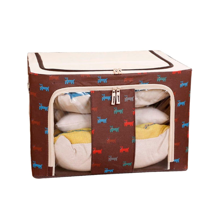 Hộp lưu trữ gấp bằng vải không dệt có khóa kéo chống ẩm, hộp đựng quần áo, dung tích 44L 50x40x22cm, 55L 50x40x28cm, 66L 50x40x33cm, 80L 60x40x32cm, 100L 60x42x40cm, 125L 70x42x40cm