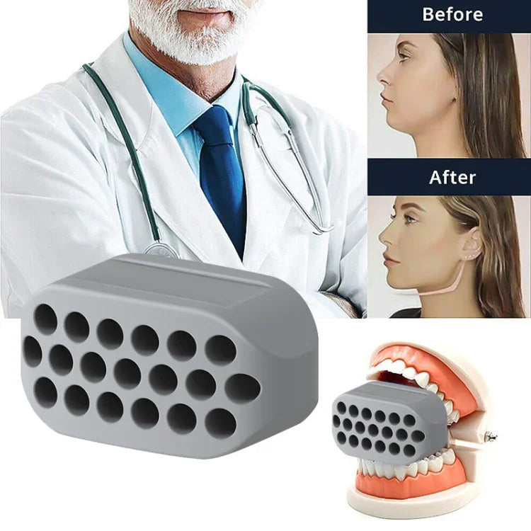 3 chiếc dụng cụ tập cơ hàm thế hệ thứ 4, bóng masseter, thiết bị nâng cơ mặt silicone, thế hệ thứ 4 (trắng), thế hệ thứ 4 (đen), thế hệ thứ 4 (xám)