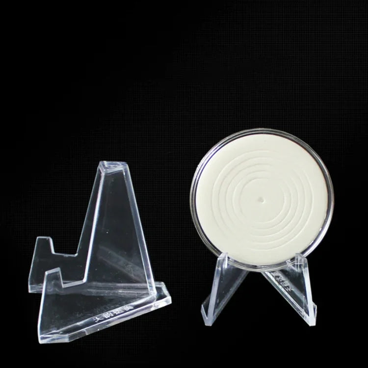 Giá trưng bày huy hiệu đồng xu chân máy bằng acrylic, giá trưng bày đồng xu chân máy