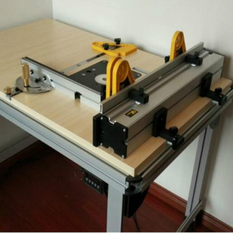 Thước trượt đẩy gỗ cho máy cưa bàn mộc, mộng đơn, tay cầm nhôm, tay cầm đồng, tay cầm nhôm + mộng, tay cầm nhôm + mộng + giới hạn, tay cầm đồng + mộng + giới hạn, tay cầm nhôm + 450mm + giới hạn