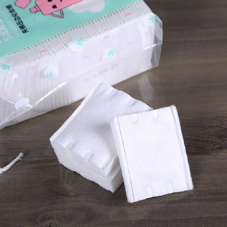 222 Miếng Bông Tẩy Trang Dày Hai Mặt Có Viền