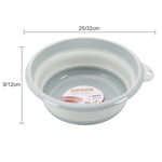Chậu rửa gấp du lịch ngoài trời, kích thước 9x25cm, 12x32cm