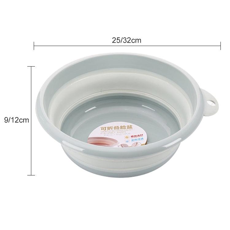 Chậu rửa gấp du lịch ngoài trời, kích thước 9x25cm, 12x32cm