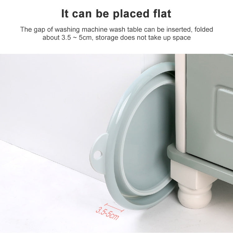 Chậu rửa gấp du lịch ngoài trời, kích thước 9x25cm, 12x32cm