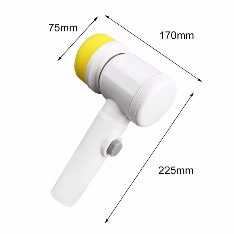 Bàn chải điện gia dụng đa năng 5 trong 1 bằng nylon ABS, dụng cụ làm sạch bồn tắm và cửa sổ