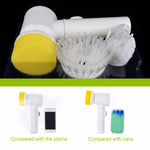 Bàn chải điện gia dụng đa năng 5 trong 1 bằng nylon ABS, dụng cụ làm sạch bồn tắm và cửa sổ