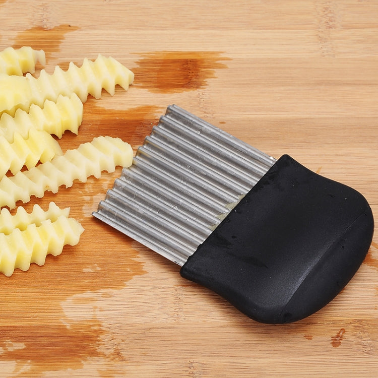 LsCook dao cưa thép không gỉ cắt khoai tây chiên Pháp, dao răng cưa, dụng cụ cắt hoa quả và rau củ, dao sóng, phụ kiện thiết bị nhà bếp, kiểu 3