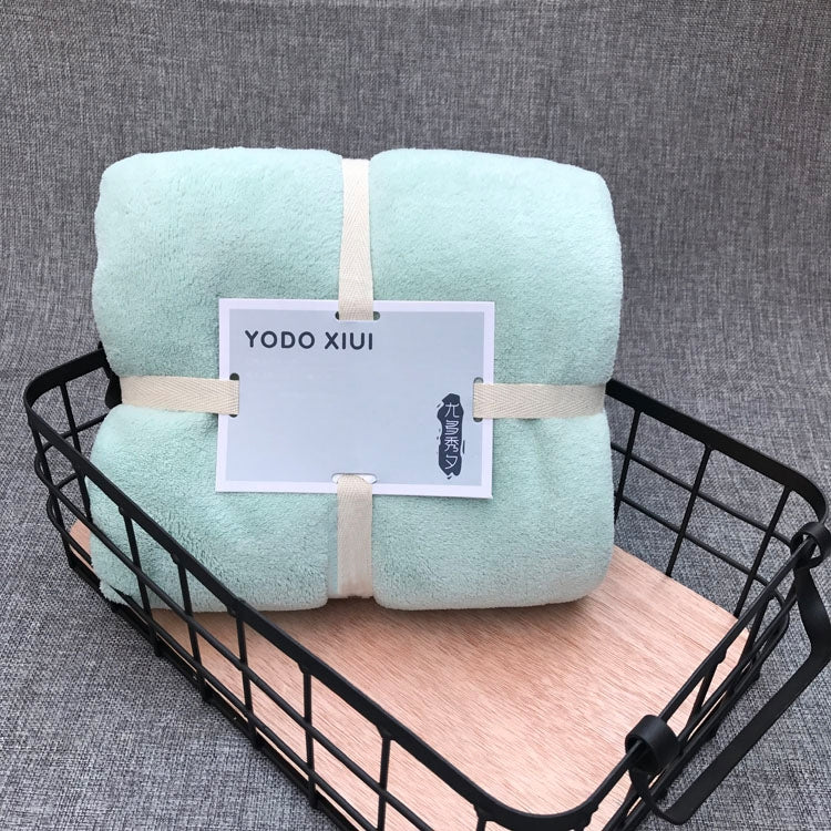 Khăn tắm viền cắt, khăn tắm viền sóng, vải lông san hô mật độ cao, thấm hút siêu tốt, khô nhanh, 70 ×140 cm, 35 × 75cm