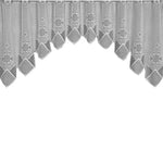 Rèm cà phê trắng trong suốt vải tuyn ren jacquard dệt kim xuyên thấu rèm phòng ngủ, rèm dưới, rèm trên, rèm trên và dưới