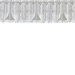 Rèm cà phê trắng trong suốt vải tuyn ren jacquard dệt kim xuyên thấu rèm phòng ngủ, rèm dưới, rèm trên, rèm trên và dưới