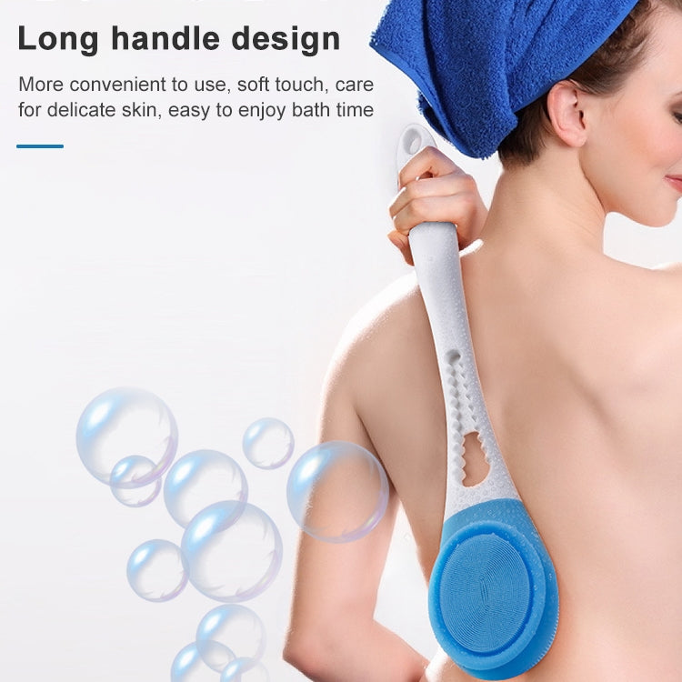 Bàn chải tắm massage spa điện điều chỉnh tự động, bàn chải tắm dài cán, kích thước 45.8cmx8.5cmx4cm