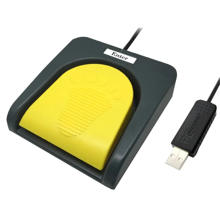 Bàn đạp chân USB Pcsensor điều khiển chuyển đổi bàn phím cho máy tính, FS2016, FS2019