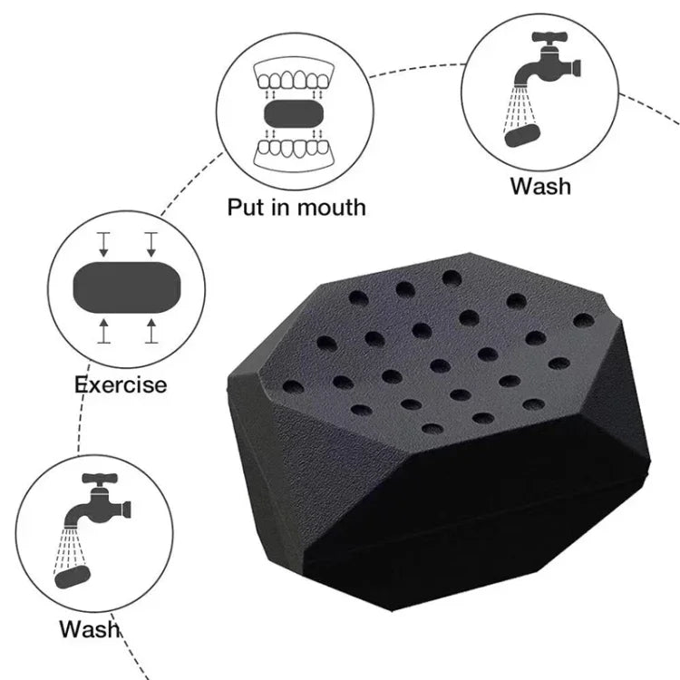 3 chiếc dụng cụ tập cơ hàm thế hệ thứ 7, bóng masseter, thiết bị nâng cơ mặt silicone, thế hệ thứ 7 (đen), thế hệ thứ 7 (trắng), thế hệ thứ 7 (xám)