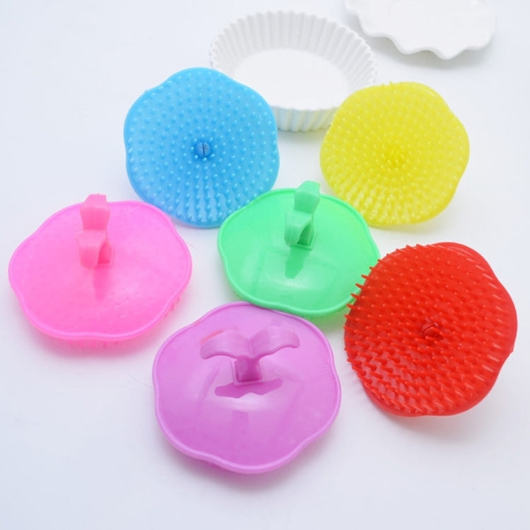 Bộ 12 bàn chải gội đầu massage da đầu người lớn, bàn chải mềm bằng keo, lược gội đầu phòng tắm, giao màu ngẫu nhiên