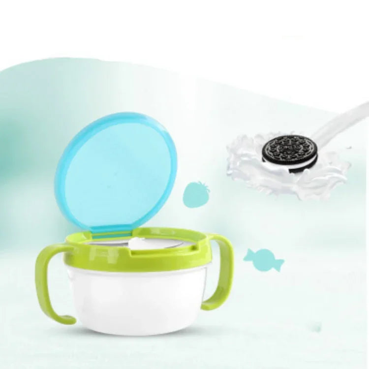 Sản phẩm cho bé, thiết kế chống bắn, bát nhỏ có hai tay cầm cho bé, cốc đựng đồ ăn nhẹ