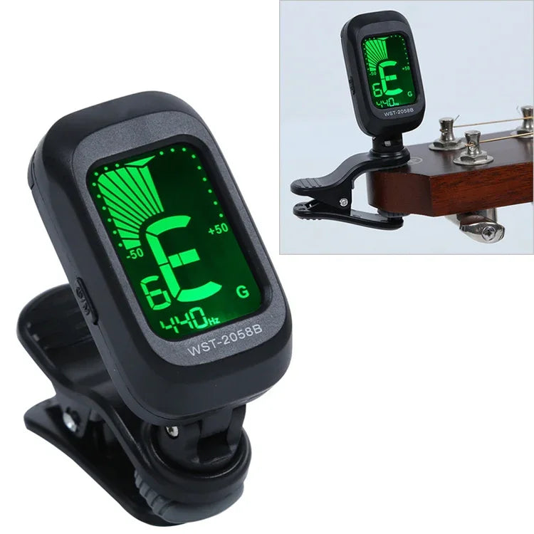 Little Angel WST-2058B Guitar Capo Electronic Tuner, 5×3.7×2.7cm