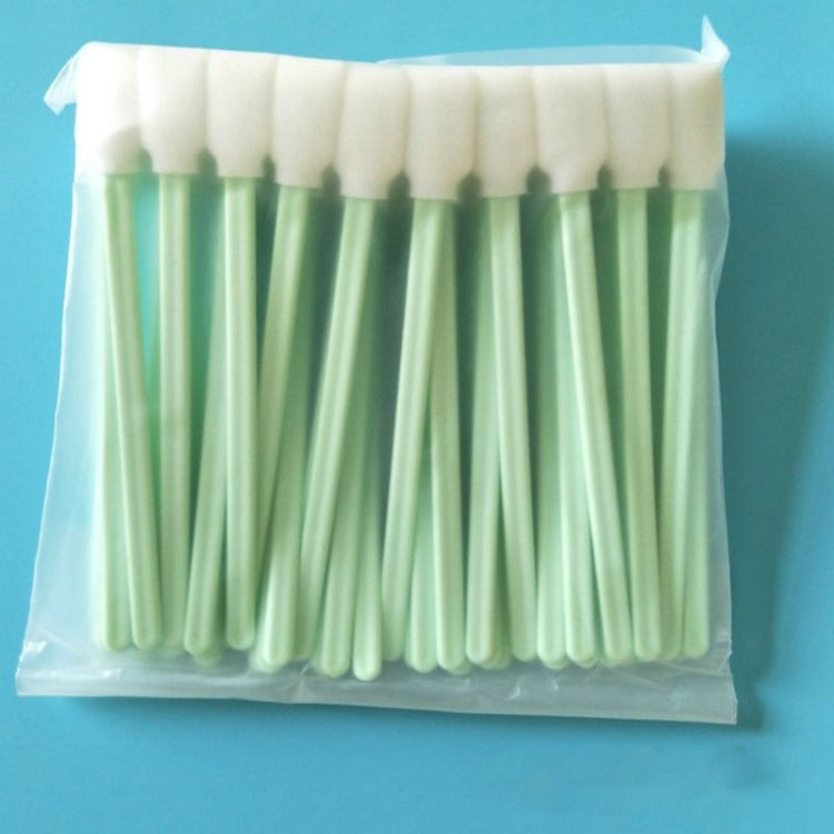 100 Que Mút In Kỹ Thuật Số Đầu Bằng Dẹt Dùng Vệ Sinh Công Nghiệp, Dài 13cm
