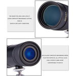 Ống nhòm đơn trục HD công suất cao LUXUN 10-30x40, ống nhòm mini cho điện thoại, kèm kẹp điện thoại và chân đế