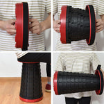 Ghế nhựa gấp du lịch ngoài trời Ghế câu cá cắm trại Ghế vườn, 47cm (Đen), 47cm (Đỏ), 47cm (Vàng)