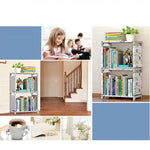Ống thép nhựa giá đỡ kết hợp đa chức năng kệ sách học sinh kệ lưu trữ sàn