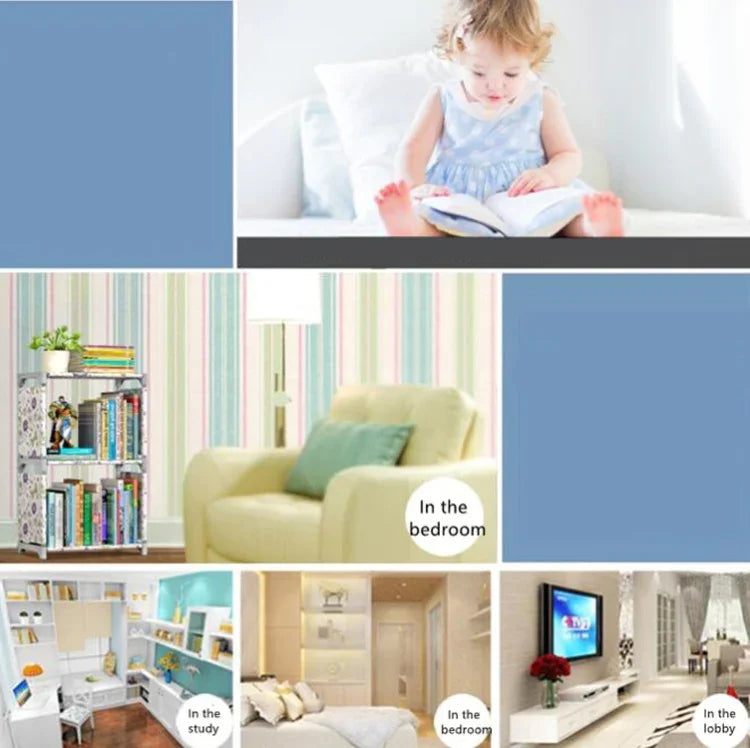 Ống thép nhựa giá đỡ kết hợp đa chức năng kệ sách học sinh kệ lưu trữ sàn