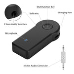 Bộ chuyển đổi kim loại AUX 3.5mm 2 trong 1 + bộ thu Bluetooth không dây xe hơi USB 4.1 bộ thu âm thanh Bluetooth, bộ chuyển đổi bộ thu âm thanh