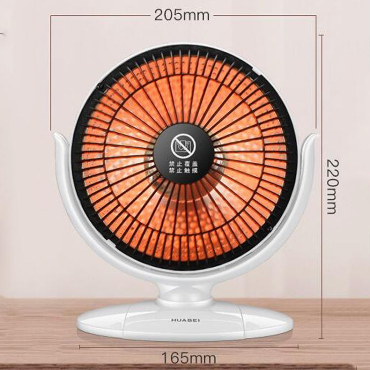 Máy sưởi điện văn phòng nhỏ gọn Small Sun Mini 6 inch, phích cắm tiêu chuẩn quốc gia, kèm cáp nối dài 3m, không kèm cáp