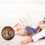 Máy sưởi điện văn phòng nhỏ gọn Small Sun Mini 6 inch, phích cắm tiêu chuẩn quốc gia, kèm cáp nối dài 3m, không kèm cáp