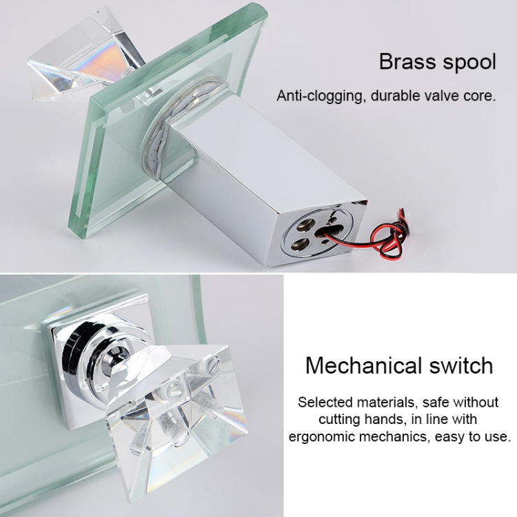 Vòi nước LED thác nước đổi màu điều khiển nhiệt độ, vòi nước đổi màu chống bỏng