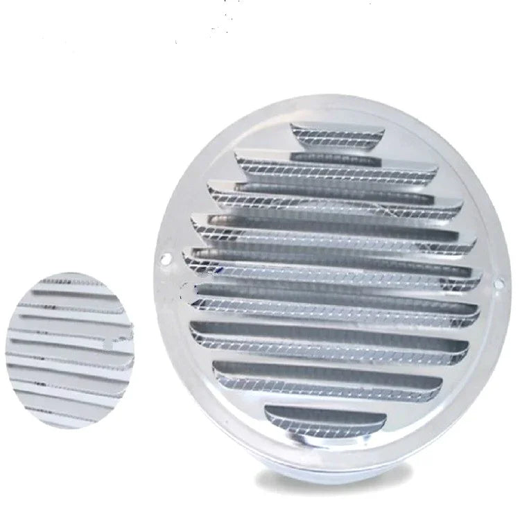 Nắp Chống Mưa Và Côn Trùng Đầu Bằng Thép Không Gỉ Ngoài Tường, 70mm, 80mm, 00mm, 120mm, 150mm, 180mm, 200mm