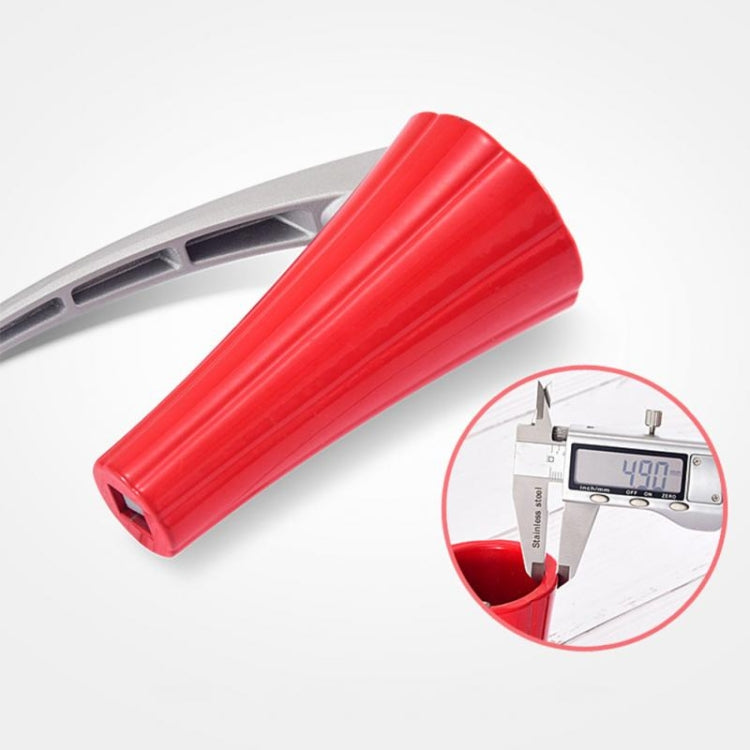 Dụng cụ bẻ hạt óc chó hình phễu hợp kim kẽm, kẹp cắt, kìm, dụng cụ nhà bếp, màu đỏ hình phễu, màu đen hình phễu