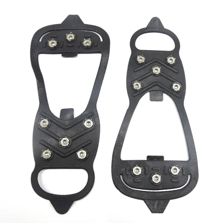 Bao giày chống trượt 8 răng cho địa hình băng tuyết ngoài trời, M (35-40 size), L (41-45 size)