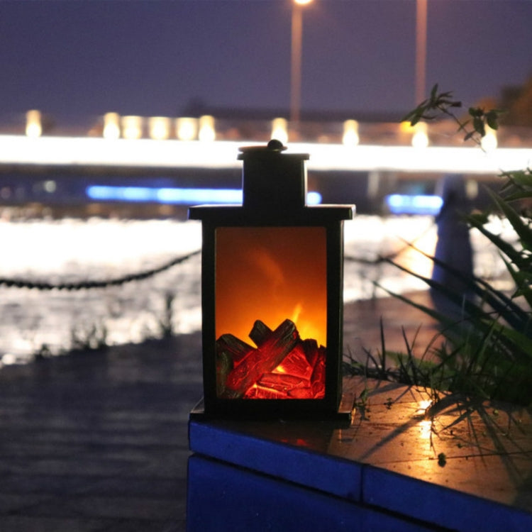 Đèn bàn LED ngoài trời Lò sưởi nhân tạo Chân nến than lửa Trang trí phong cách cổ điển