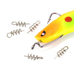 Bộ phụ kiện câu cá 20 trong 1, chốt lò xo cho mồi mềm Luya, 3.5CM 50 cái