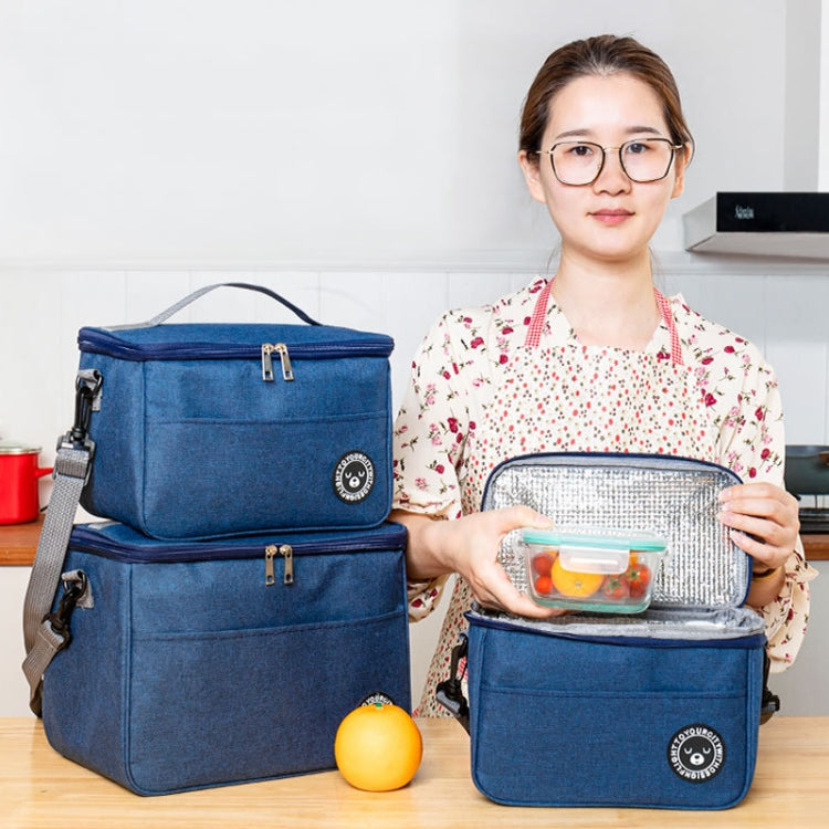 Túi hộp cơm giữ nhiệt chống thấm nước bền, túi giữ lạnh văn phòng có dây đeo, S, M, L
