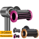 Phụ kiện đầu sấy tóc Dyson làm mượt tóc bay, Màu đỏ hồng mượt mà