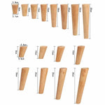 Chân bàn ghế sofa gỗ đặc chân tủ chân đồ nội thất đệm nâng ghế, 8 cm dọc, 10 cm dọc, 12 cm dọc, 15 cm dọc, 18 cm dọc, 20 cm dọc, 25 cm dọc, 30 cm dọc, 40 cm dọc, 50 cm dọc, 8 cm nghiêng