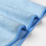 Khăn lau kính sợi microfiber không để lại vết, các kích thước 30x30cm xanh dương, 40x40cm xanh dương, 40x60cm xanh dương, 30x30cm hồng, 40x40cm hồng, 40x60cm hồng, 30x30cm xám, 40x40cm xám, 40x60cm xám