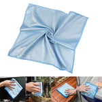 Khăn lau kính sợi microfiber không để lại vết, các kích thước 30x30cm xanh dương, 40x40cm xanh dương, 40x60cm xanh dương, 30x30cm hồng, 40x40cm hồng, 40x60cm hồng, 30x30cm xám, 40x40cm xám, 40x60cm xám