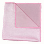 Khăn lau kính sợi microfiber không để lại vết, các kích thước 30x30cm xanh dương, 40x40cm xanh dương, 40x60cm xanh dương, 30x30cm hồng, 40x40cm hồng, 40x60cm hồng, 30x30cm xám, 40x40cm xám, 40x60cm xám