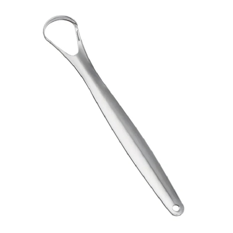 Dụng cụ cạo lưỡi bằng thép không gỉ, kích thước 14.6 × 2.4 cm