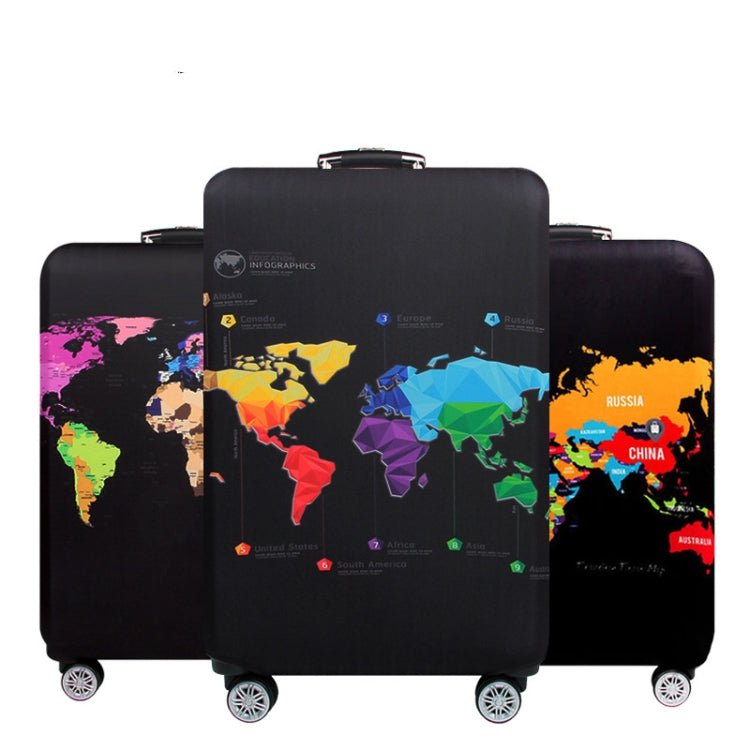 Travel Luggage Cover Suitcase Dustproof Scratch-proof Protection Elastic Sleeve, S Size 19 to 21 inch, M Size 22 to 24 inch, L Size 26 to 28 inch, XL Size 29 to 32 inch