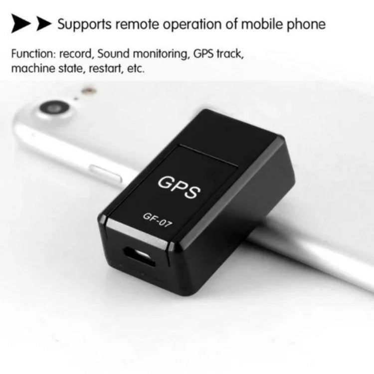Thiết bị định vị GPS mini GF07 từ tính mạnh ghi âm điều khiển bằng giọng nói chống mất chỉ hỗ trợ mạng 2G, GF07